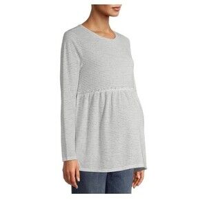 Maternity Time and Tru Blouse with Peplum Details